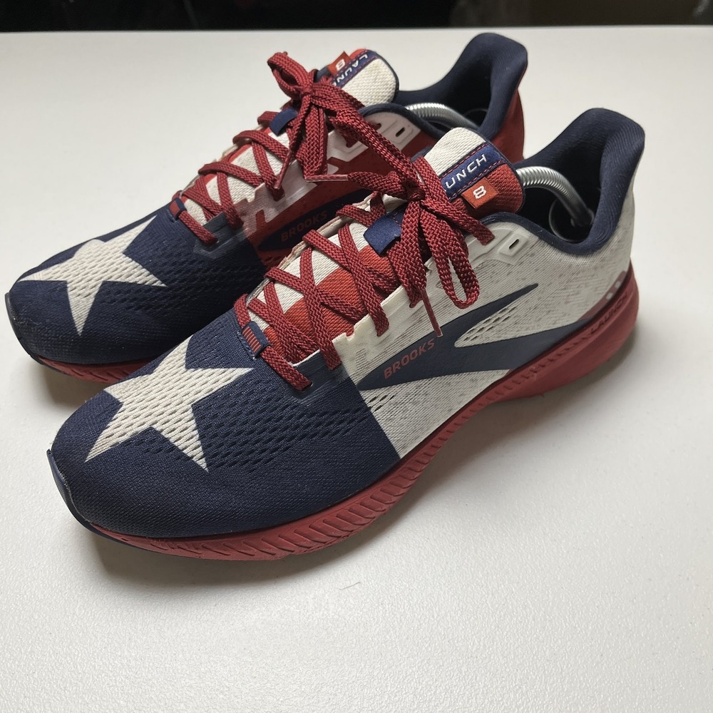 Brooks Launch 8 Run Texas Lone Star Flag Men's 11.5 Running Shoes 1103581D621